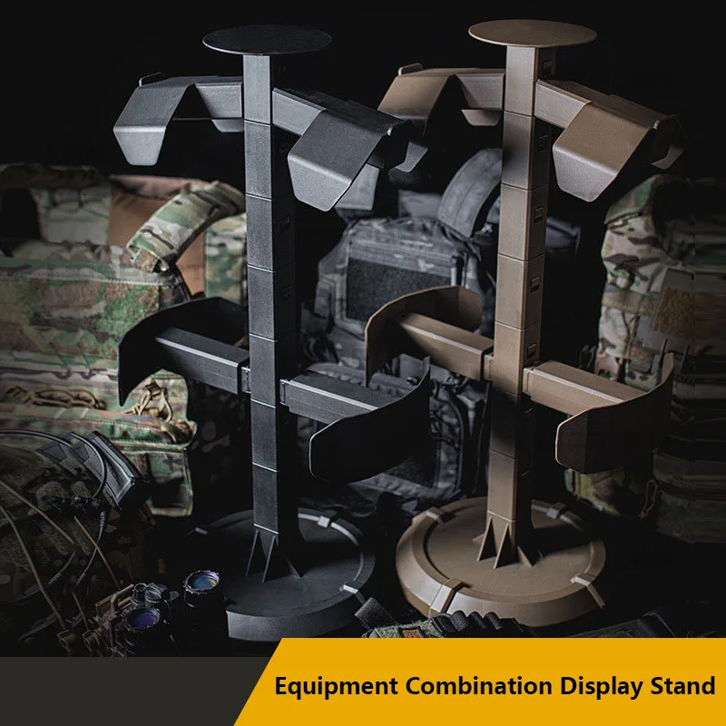 Tactical Equipment Combination Display Stand Suitable For Helmet Vest Waist Seal Etc Tactical Equipment Adjustable And Removable