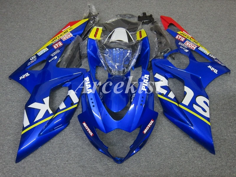 

Injection New ABS Motorcycle Fairings kit Fit for Suzuki GSX-R1000 K5 2005 2006 05 06 Bodywork set Custom blue