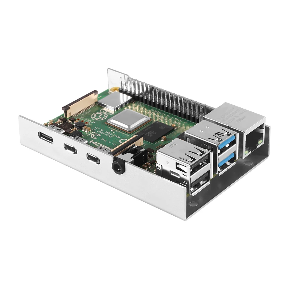 Новейший алюминиевый чехол для Raspberry Pi 4 Model B | Компьютеры и офис