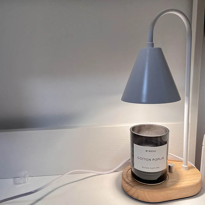 

Retro Electric Wax Candle Melt Yankee Warmer Light, GU10 Bulb 110-220V 50W Dimmer Bedroom decor Aromatherapy Romantic Table Lamp
