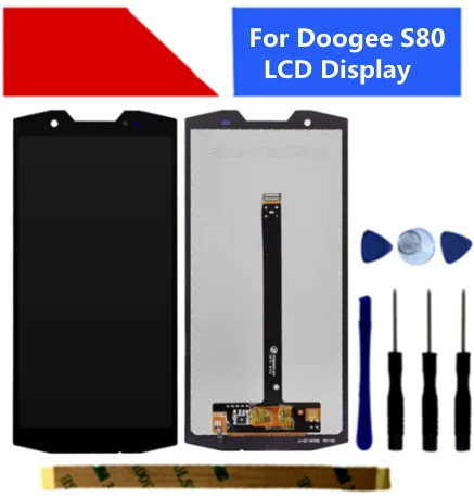 5 99 дюймов Для DOOGEE S80 ЖК дисплей Дисплей + кодирующий преобразователь сенсорного