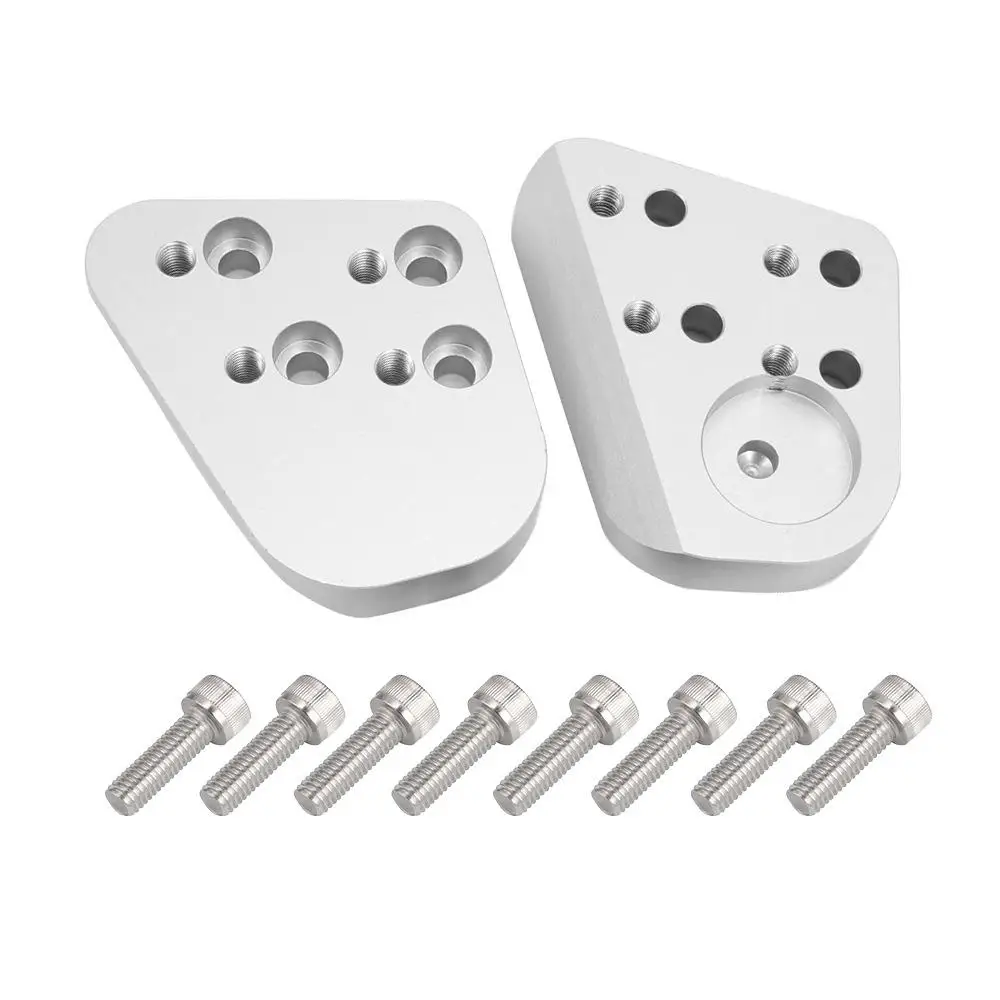 1 пара мотоцикл выноса Нержавеющая сталь подъемный кронштейн адаптер для Bmw R1200rt