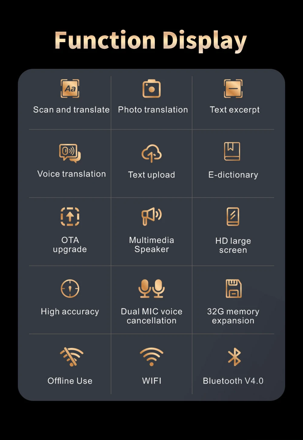 Boeleo S35 Translator Offline OCR Text Scanning Dictionary Reader Pen Photo 116 Languages WIFI BT T Card Touch Screen Global | Электроника