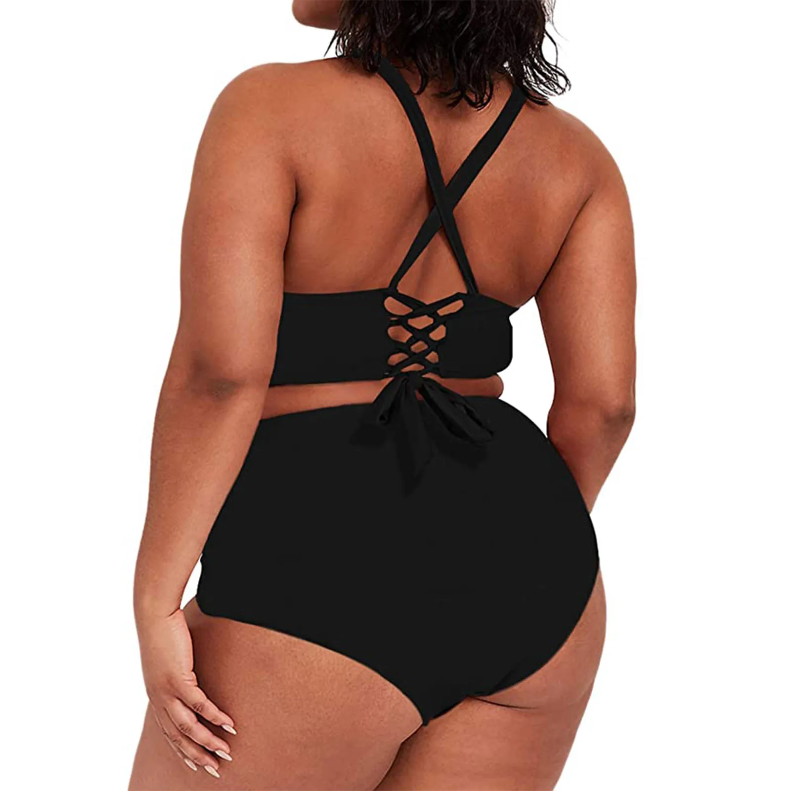 

4XL Split Plus Size Leopard Bikini Swimwear Women Swimsuit Sexy Push Up Bikinis Bathing Suit Beachwear Summer Brazilian Bikini