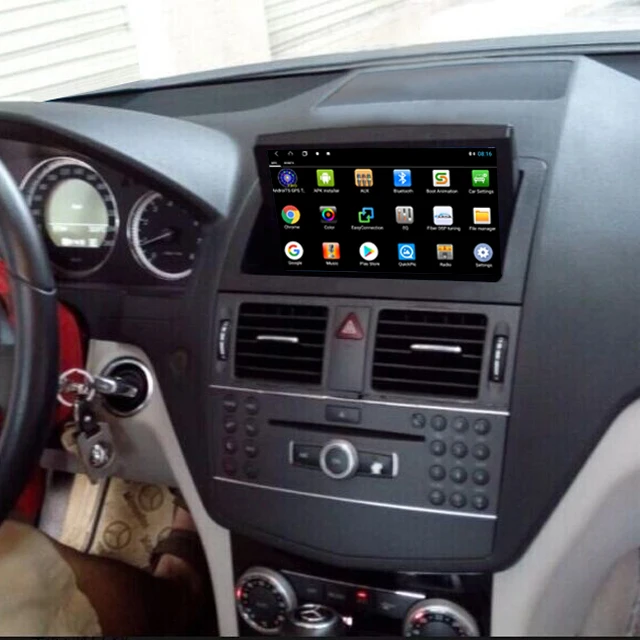 Автомобильный DVD плеер для Mercedes Benz C Class W204 (2007 2011) автомобильное радио