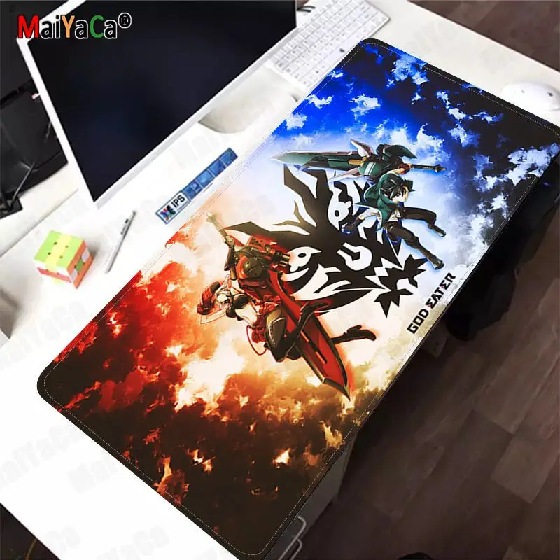 

God Eater Simple Design large gaming mousepad L XL XXL gamer mouse pad Size for CSGO Game Player Desktop PC Computer Laptop