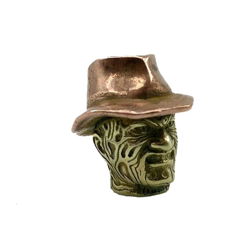 На открытом воздухе DIY Инструменты EDC латунный медный нож бусины шнурок подвески