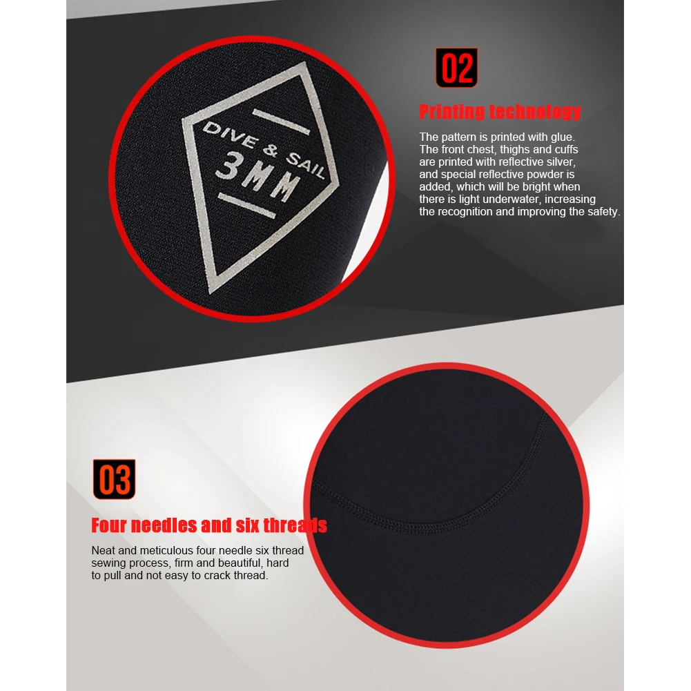 Неопреновый Мужской Цельный купальник 3 мм для триатлона подводной охоты