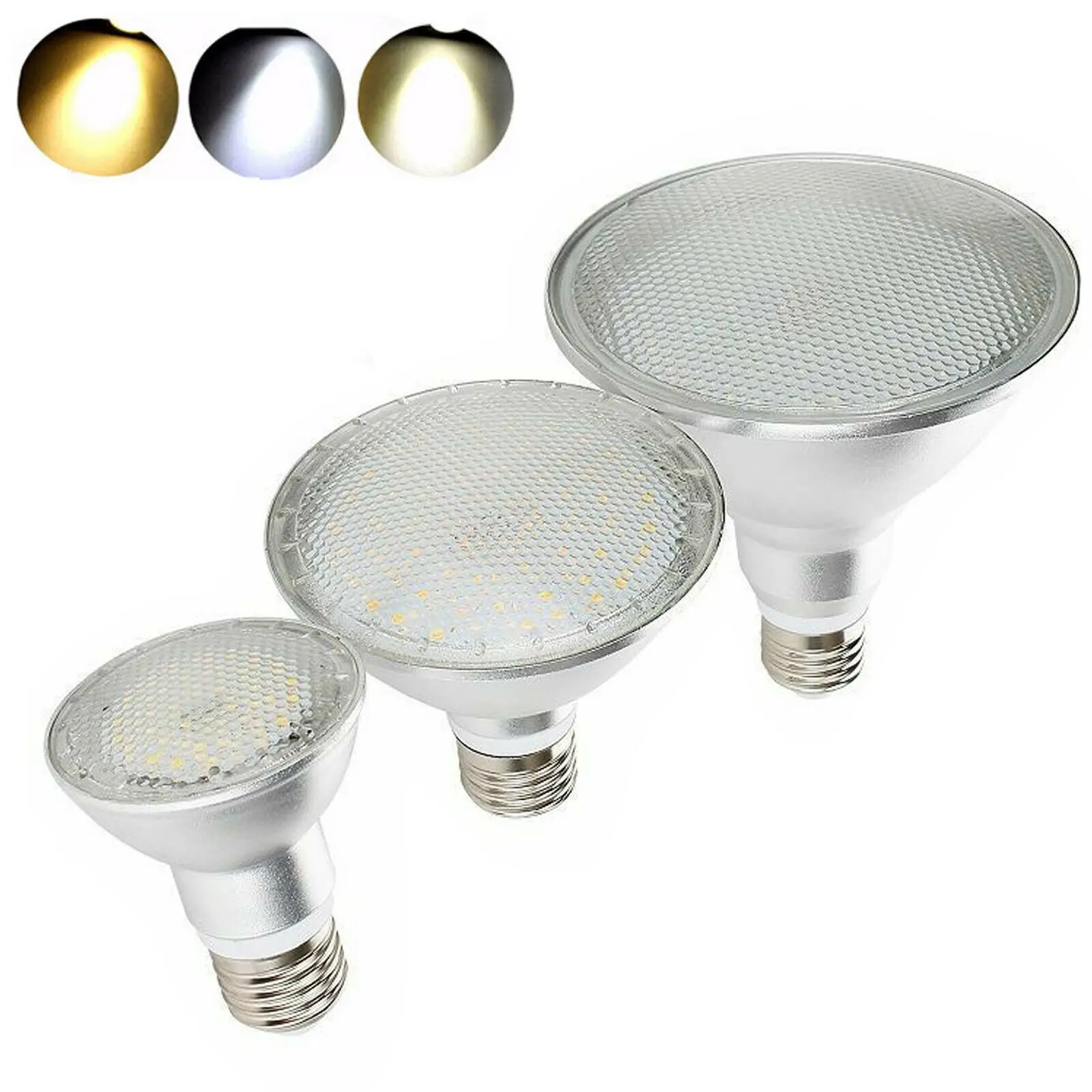 Приглушаемая 30 Вт E27 светодиодная лампа точечного освещения 2835 SMD PAR20 PAR30 PAR38, сверхъяркая лампа, ярсветильник ильник-кукуруза высокой мощности 14 Вт 24 Вт 110 В 220 В