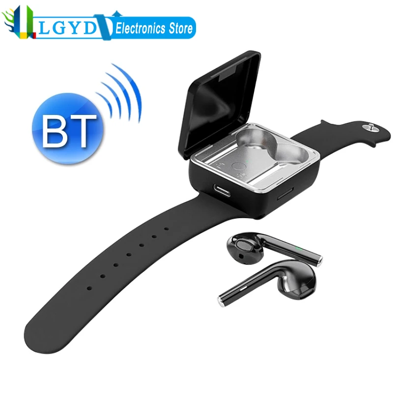 

Беспроводные спортивные Bluetooth-наушники U5 TWS с зарядным устройством, поддержкой сенсорной и TF-карты и звонков