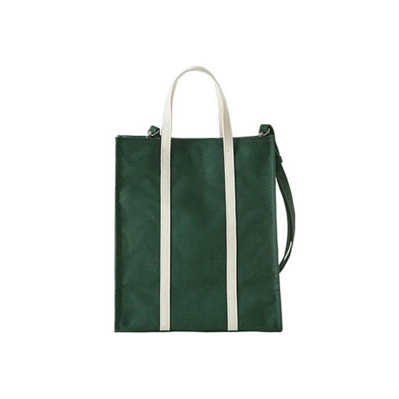 Переносная Холщовая Сумка простая модная на одно плечо наклонная женская сумка