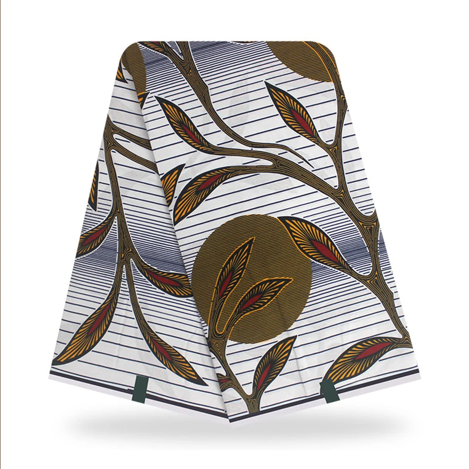 

6 Yards Mitex Wax Print/ African Fabrics Kitenge/Pagnes/Tissues Africain/ Lapa/Chitenge Y-671