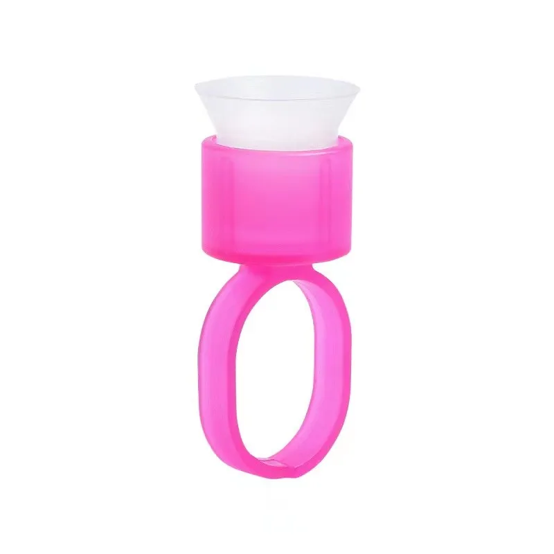

50/100pcs tattoo tool holder permanent makeup accessories tattoo ink ring cup rubber cap with sponge microblade paint cup