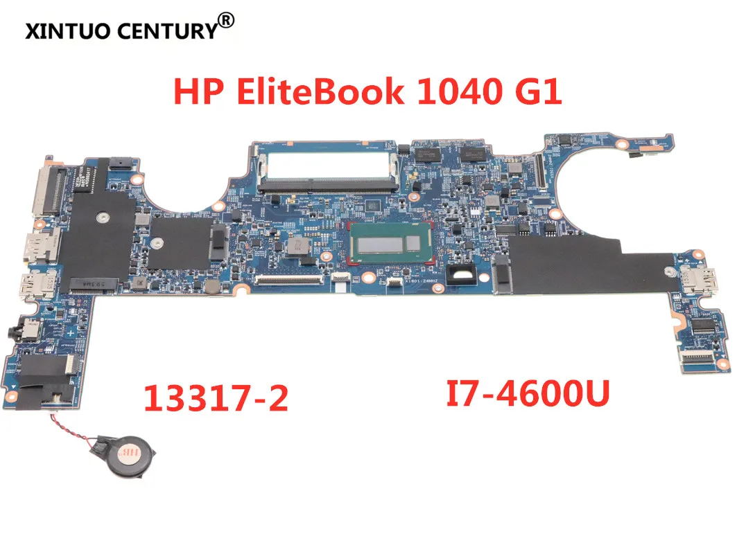 

760279-601 13317-2 For 1040 G1 Laptop motherboard 48.4LU22.021 With SR1EA I7-4600U CPU 100% full Tested