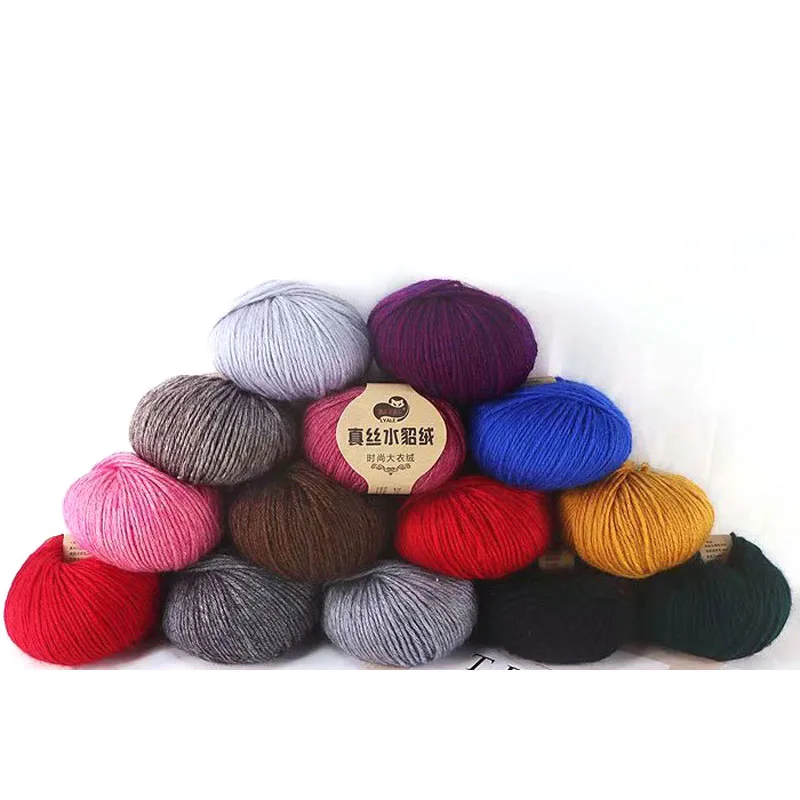 Пряжа 20 шт. нить трикотажная цветная ручная работа Детская Мягкая Сделай Сам