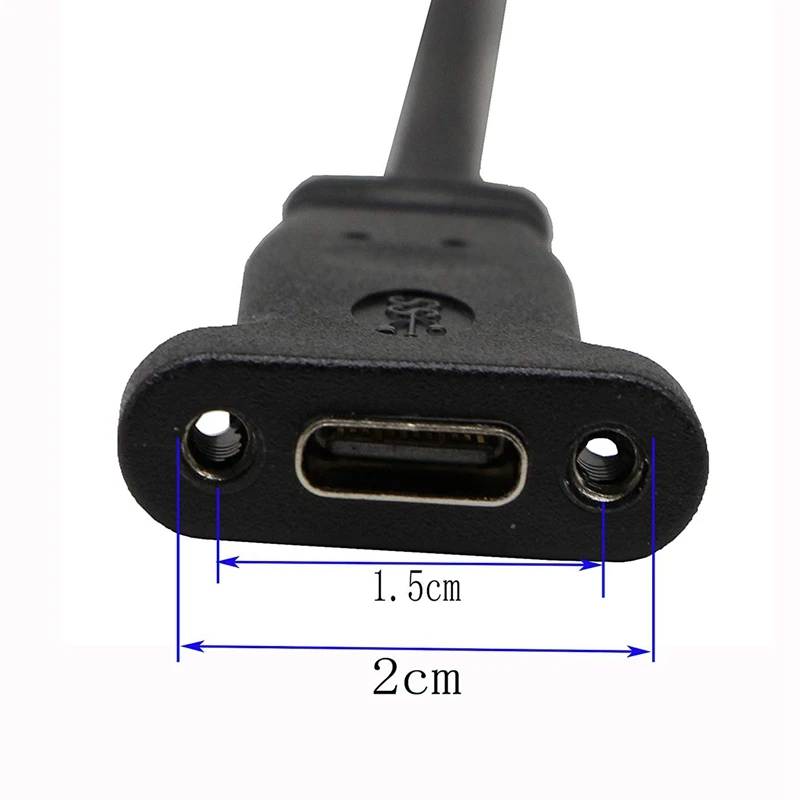 USB A 3.0 to C Front Panel Header Cable Male Type Female Mount Extension Data Sync and Charg | Электроника