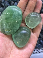 500g%ef%bc%8cnatural green fluorite gravel to play smooth stone garden aquarium decorations and household furnishings