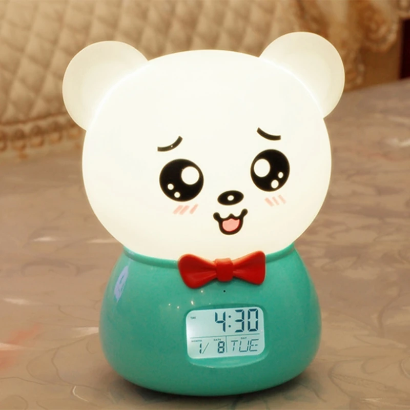 Bluetooth Speakers Portable Mini Player Cute Pet Small Animal Alarm Clock Pat Light Rechargeable Battery Players | Электроника