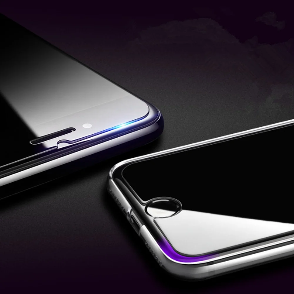 Закаленное стекло 9H HD для iPhone 7 Plus 8 6 S Защитное экрана телефона пленка 4 4S 5 5c 5S
