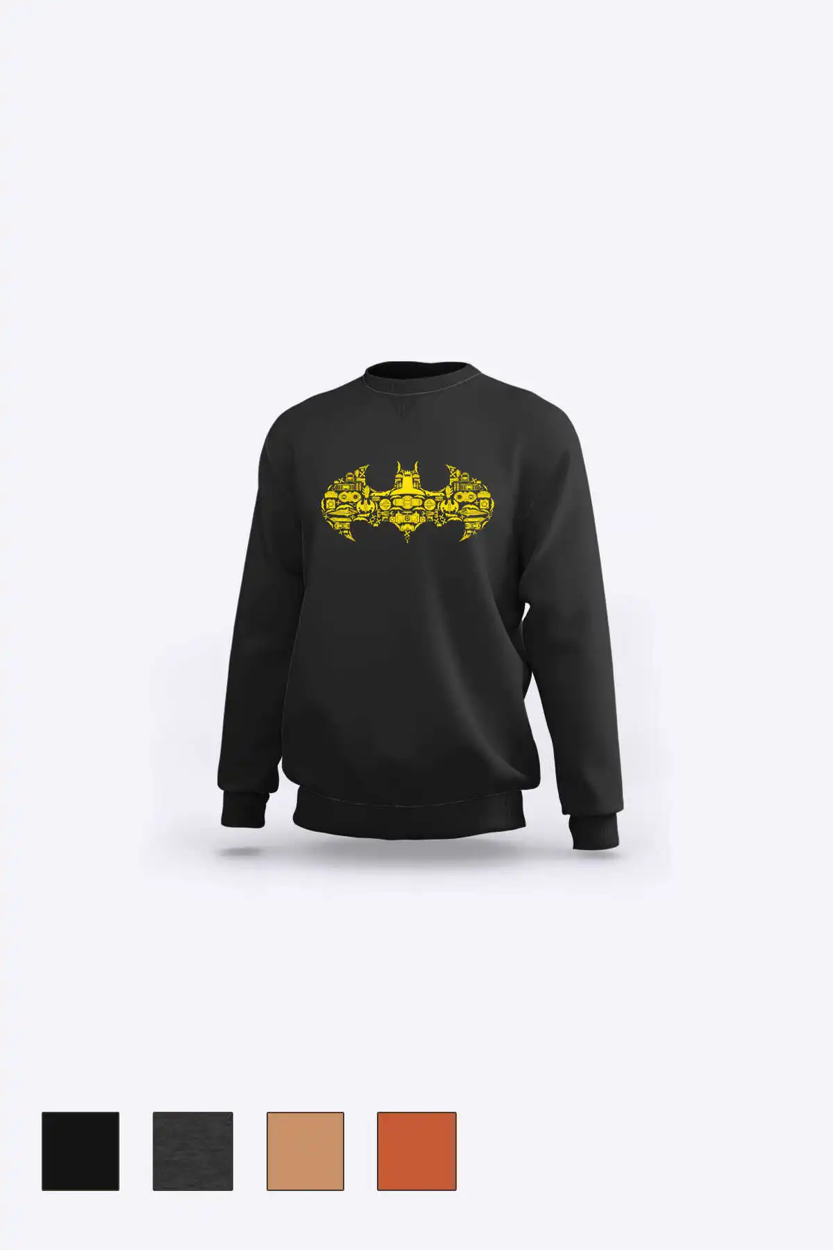 

FINGER PRINT-MALE CHILD LICENSED BATMAN PRINTED SWEATSHIRT