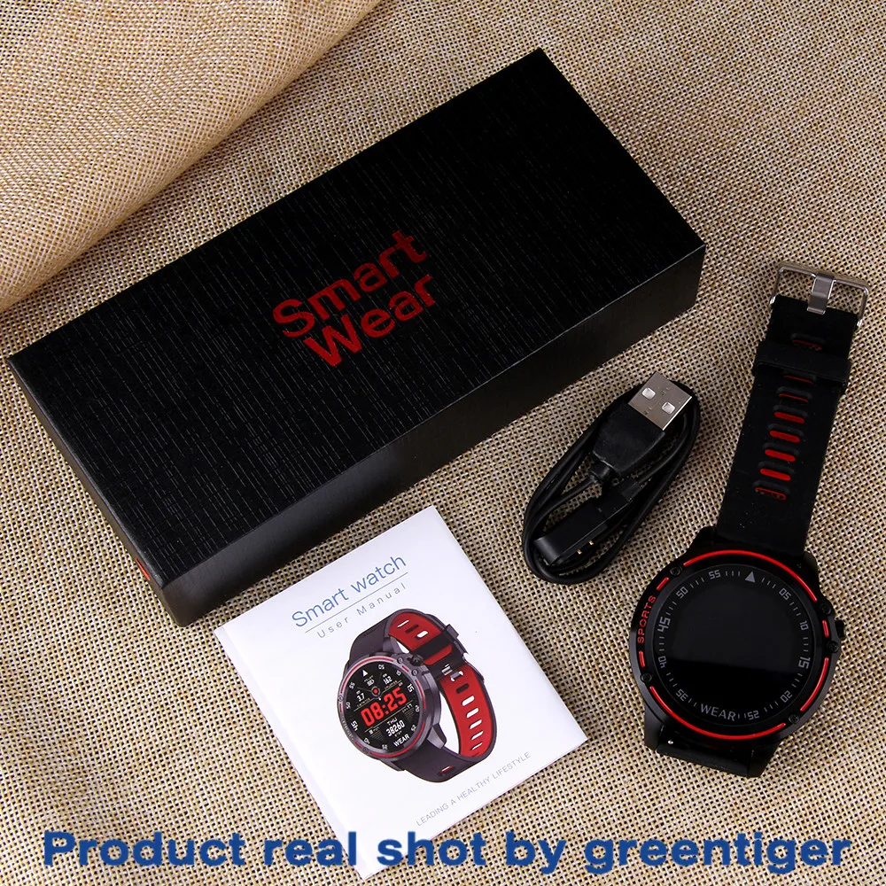 Greentiger ЭКГ+ PPG Смарт часы кровяное давление кислород IP68 Водонепроницаемый сердечный ритм погода музыка камера L8 Smartwatch VS L5 L7