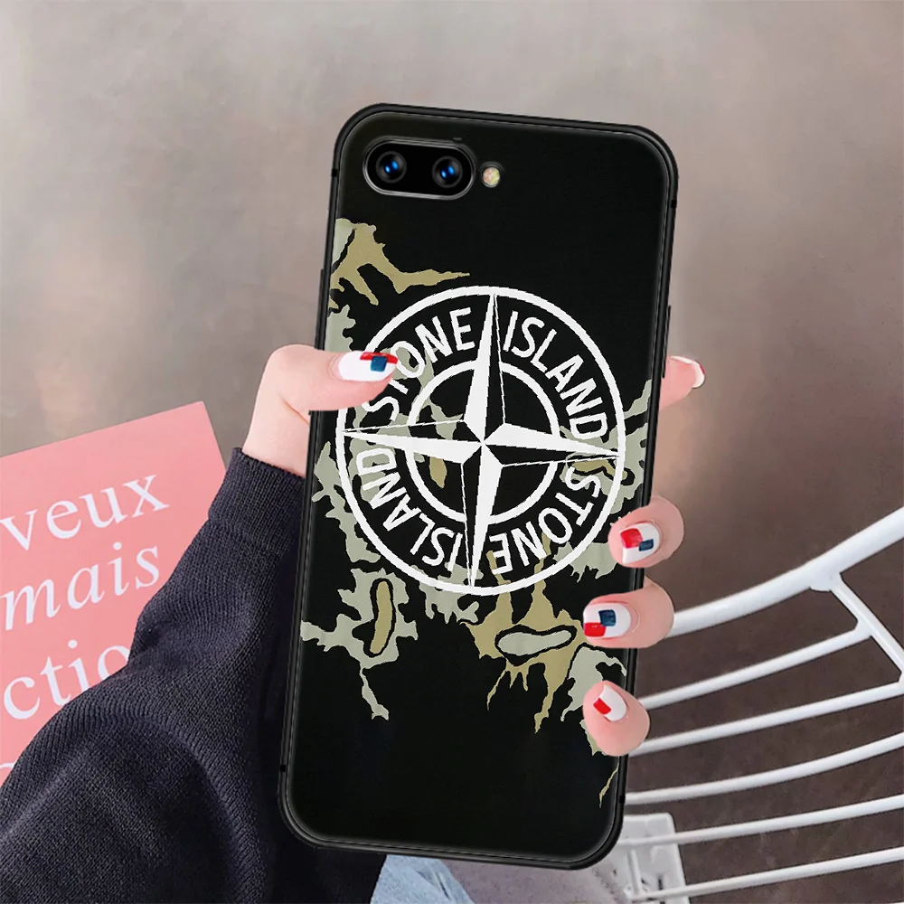 

Fashion Brand Island and Stones Phone Case Cover Hull For HUAWEI Honor 8 8c 8a 8x 9 9a 9x V10 MATE 10 20 I Lite Pro black