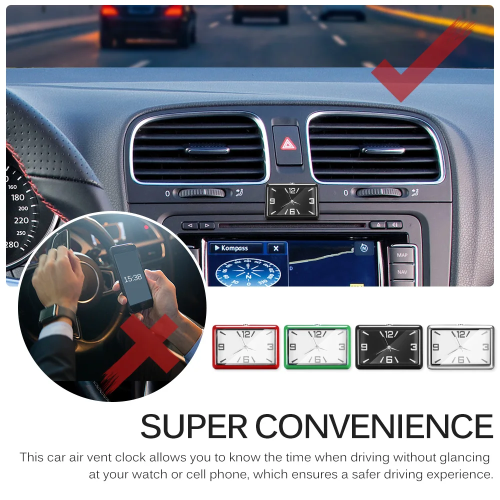 

High Quality Auto Fashion Watch Automobile Quartz Clock Watch Car Decoration Ornaments Vehicle New