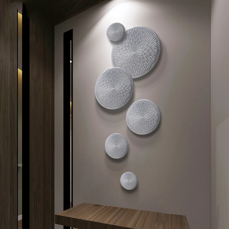 

Modern Wooden 3D Stereo Wall Sticker Ornaments Wall Hanging Crafts Wall Decoration Porch Livingroom Hotel Home Wall Murals Decor