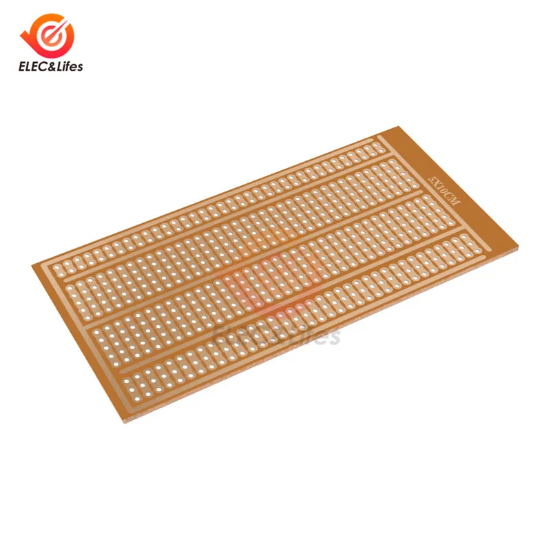 

5Pcs 5x10CM DIY Prototype Paper PCB Universal Board Experiment Matrix Circuit Board Solderless PCB Test Breadboard Joint Holes