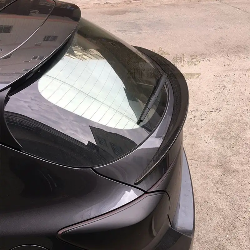 Для хэтчбека Mazda 3 автомобильный спойлер из настоящего углеродного волокна крыло