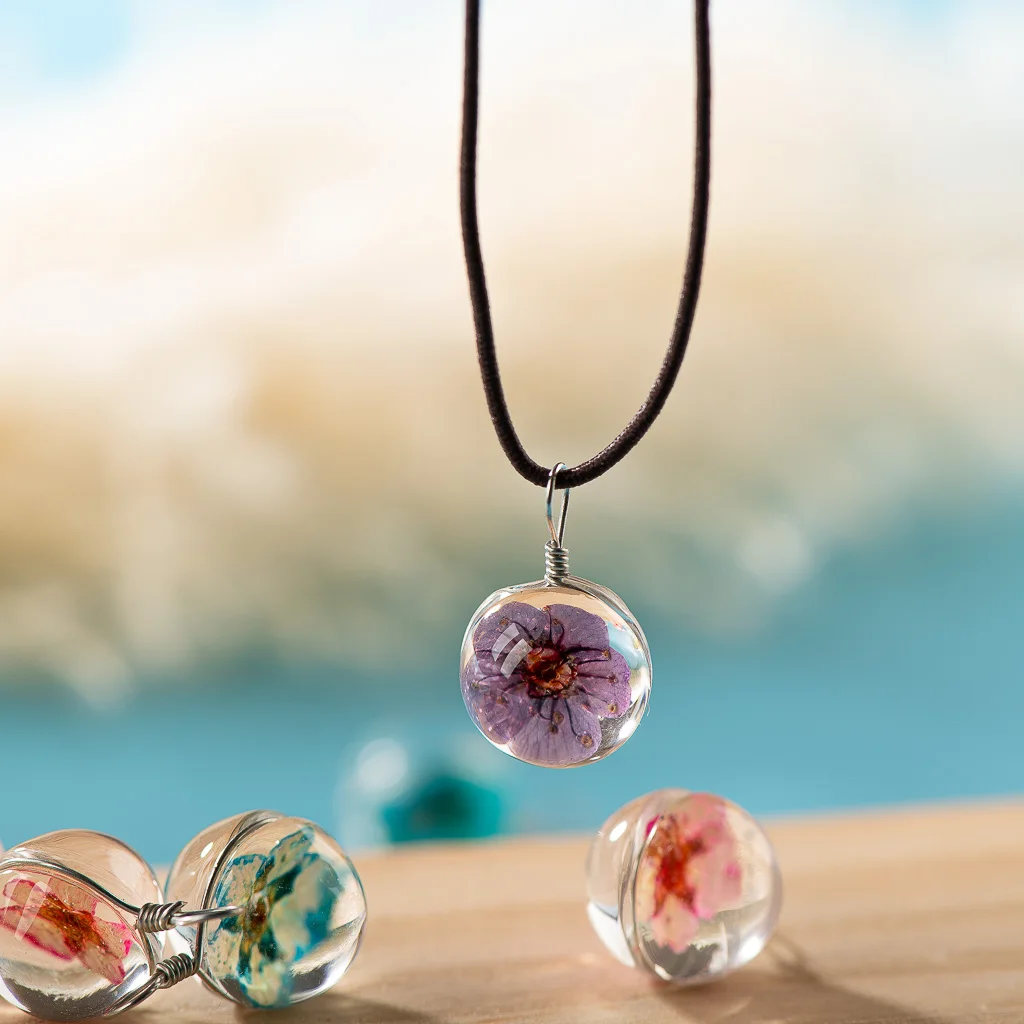 12 #5 шт железная проволока натуральный сушеный цветок со стеклянными бусинами