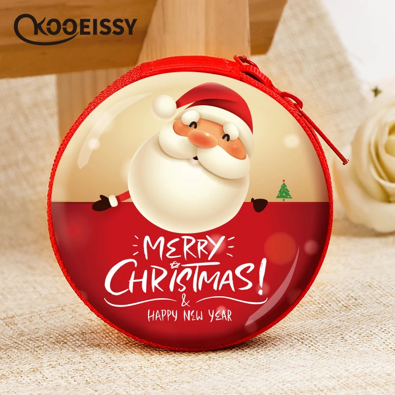 Рождественские подарки для детей портативный контейнер хранения наушников и