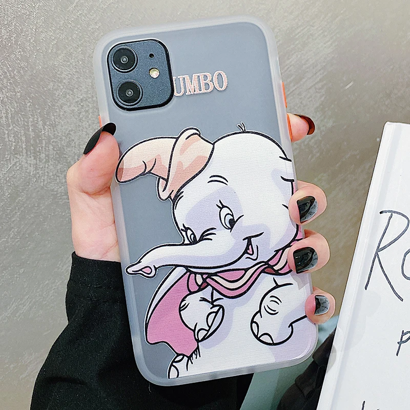 2 в 1 стиль бампер чехол для телефона Huawei P30 P20 Pro Lite Mate 20 30 Nova 5 мультфильм Dumbo слон
