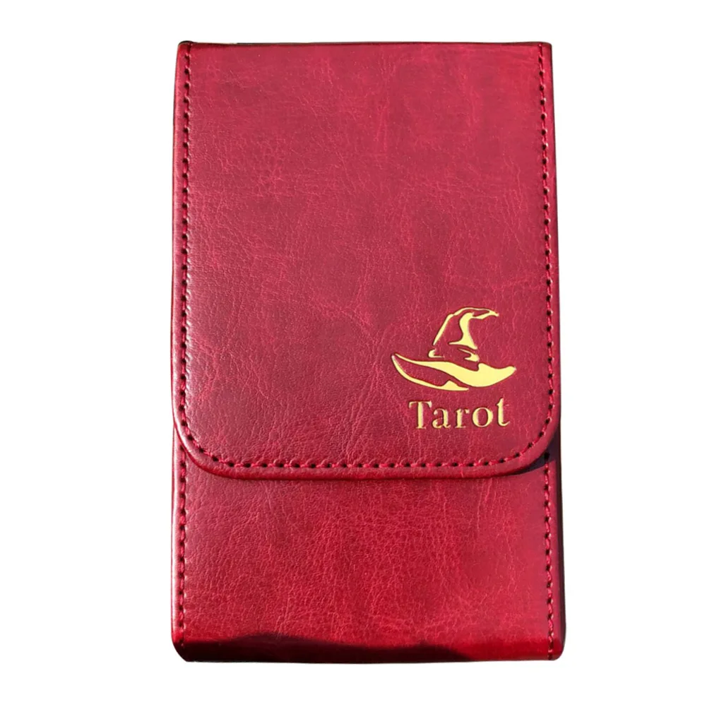 

PU Leather Deck Poker Collection Double Layer Anti Scratch Dustproof Storage Organizer Travel Board Game Tarot Card Box Case