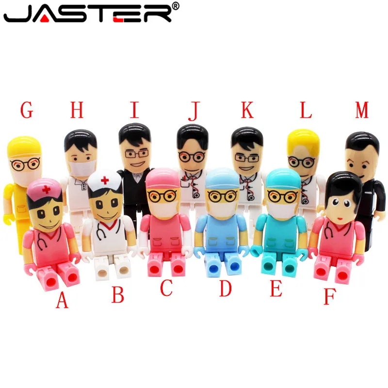USB-флеш-накопитель JASTER Mini вращающийся с медсестрой стоматологический