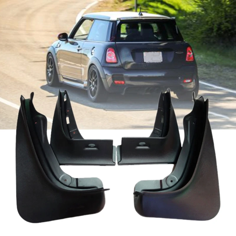 4PCS Car Mud Flaps for Mini Cooper ONE R56 2008-2014 Mudguards Splash Guards Mudflap Fender F-Lares | Автомобили и мотоциклы