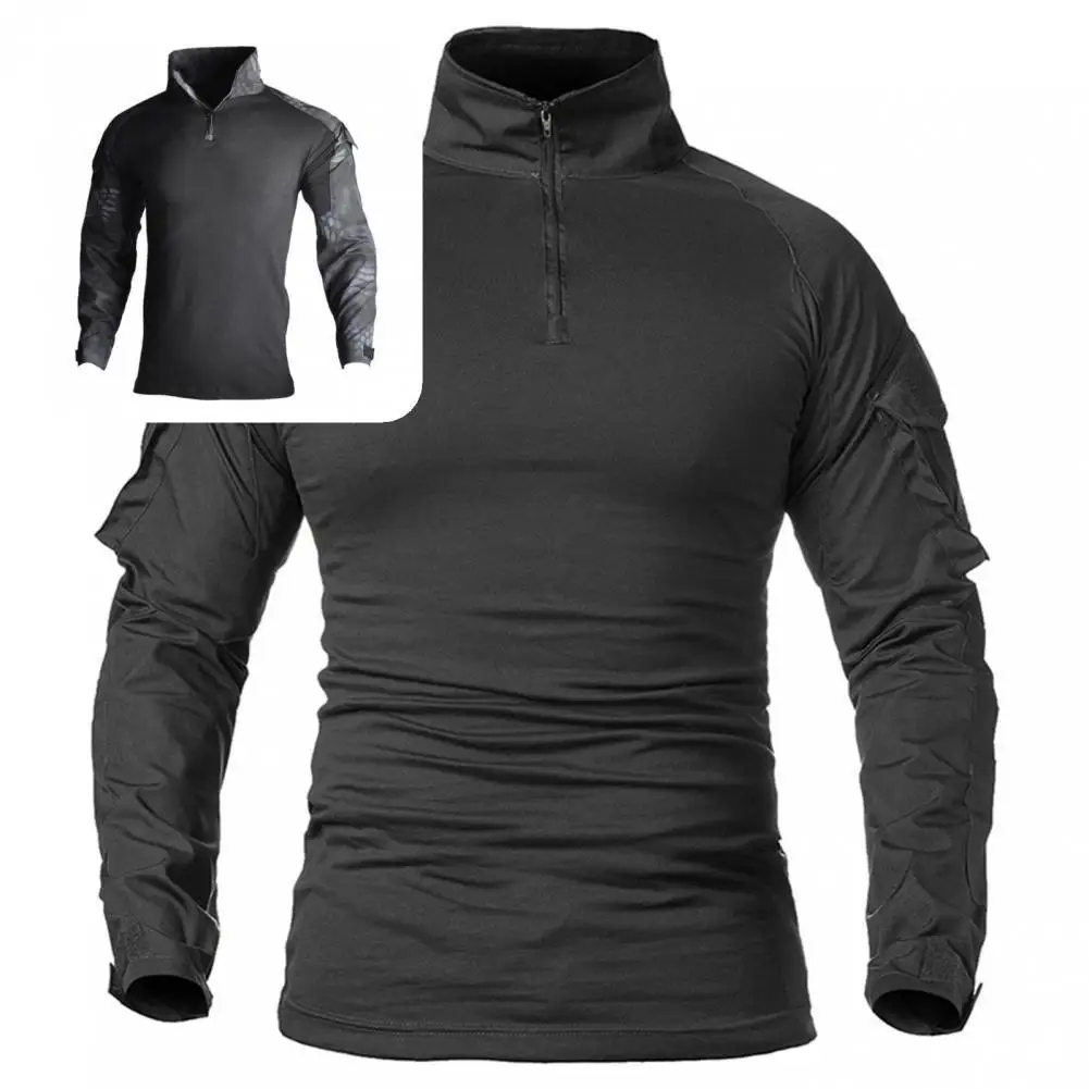 

Training Great Individual Combat Shirt Clothes Autumn Shirt Zipper for Hunting