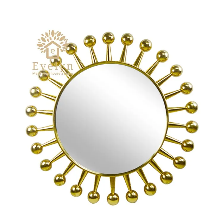 

Простой домашний декоративный подвесной зеркальный орнамент в форме цветка