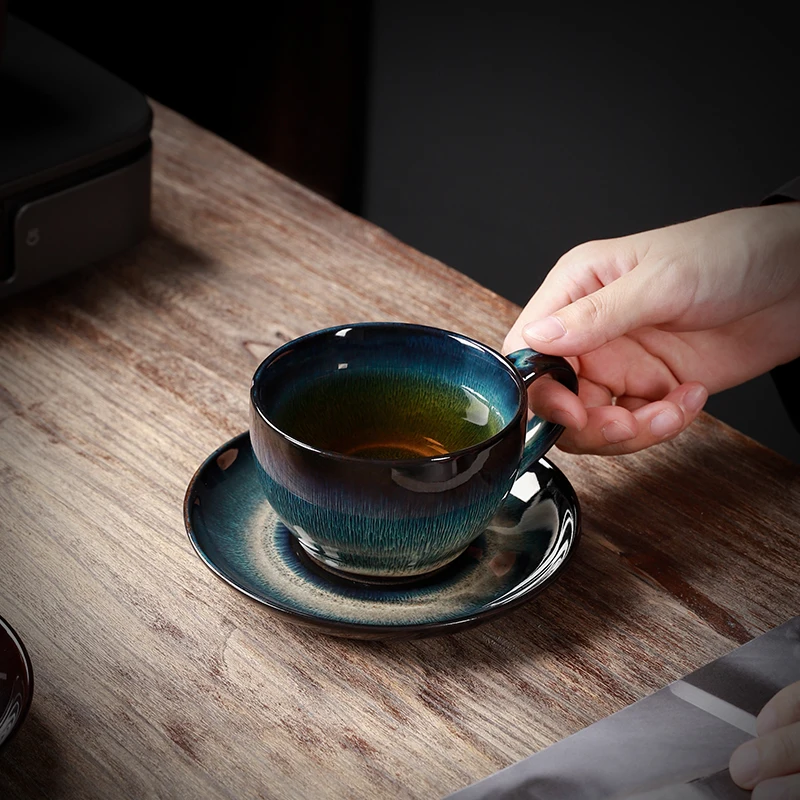 Европейский благородный костяной фарфор кофейная чашка блюдце ложка набор