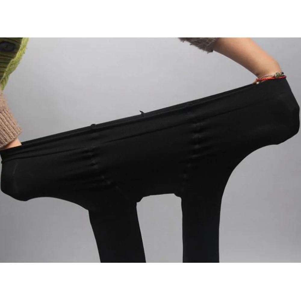 Женские бархатные колготки 120D размера плюс большие эластичные Чулочные изделия