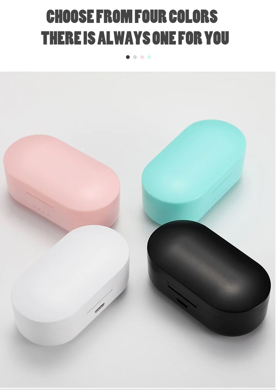 TWS Bluetooth наушники IPX6 водонепроницаемые V5.0 наушники беспроводные наушники для Andorid Ios с функцией громкой связи гарнитура