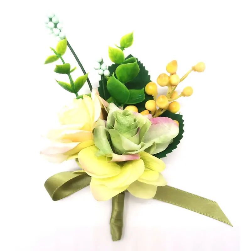 

Искусственный Шелковый цветок для платья невесты, костюма жениха, модный аксессуар, брошь для свадебной вечеринки, аксессуары для свадьбы, ...