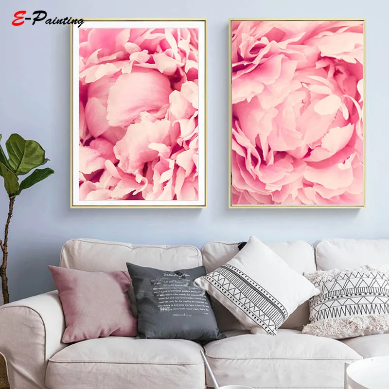 Абстрактная фотография с розовыми пионами | Дом и сад