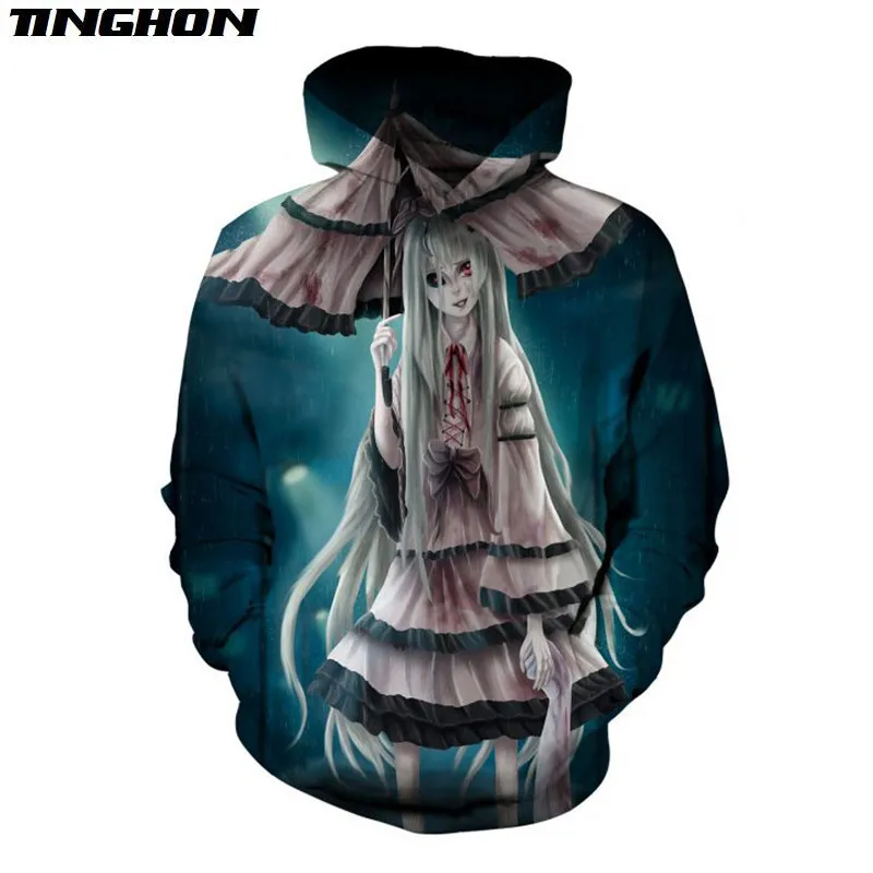 Толстовка унисекс в стиле панк повседневный свитшот с 3D рисунком марионетки рок