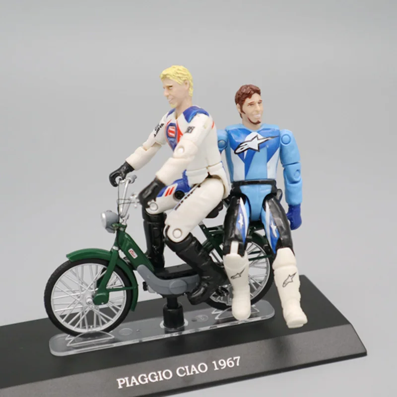 1/18 сплав Piaggio Ciao 1967 Электрический велосипед Модель игрушки автомобили коллекция велосипед игрушки автомобиль