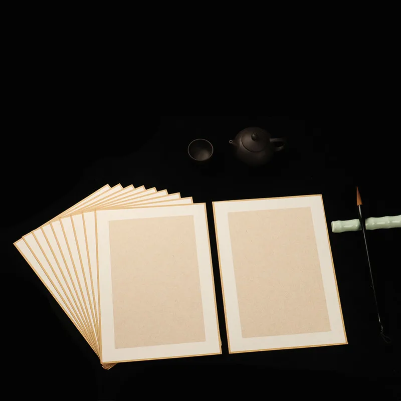 Бумага Xuan плотная, для обучения каллиграфии, бумага для поделок, риса, варенья, конопли, пейзажа, А4, А5, жесткие карточки