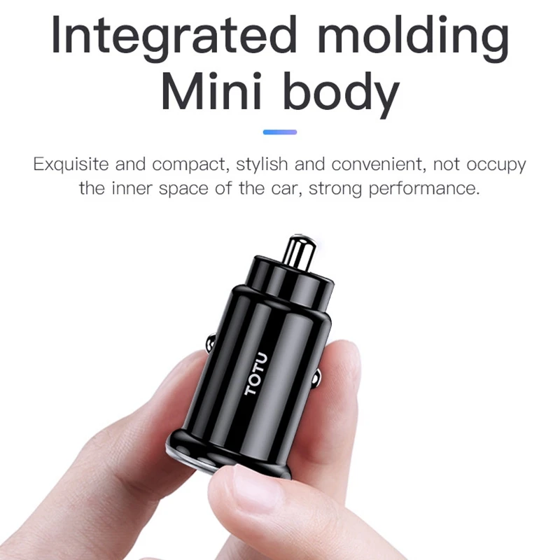 Автомобильное зарядное устройство TOTU с двумя USB-портами а | Мобильные телефоны и