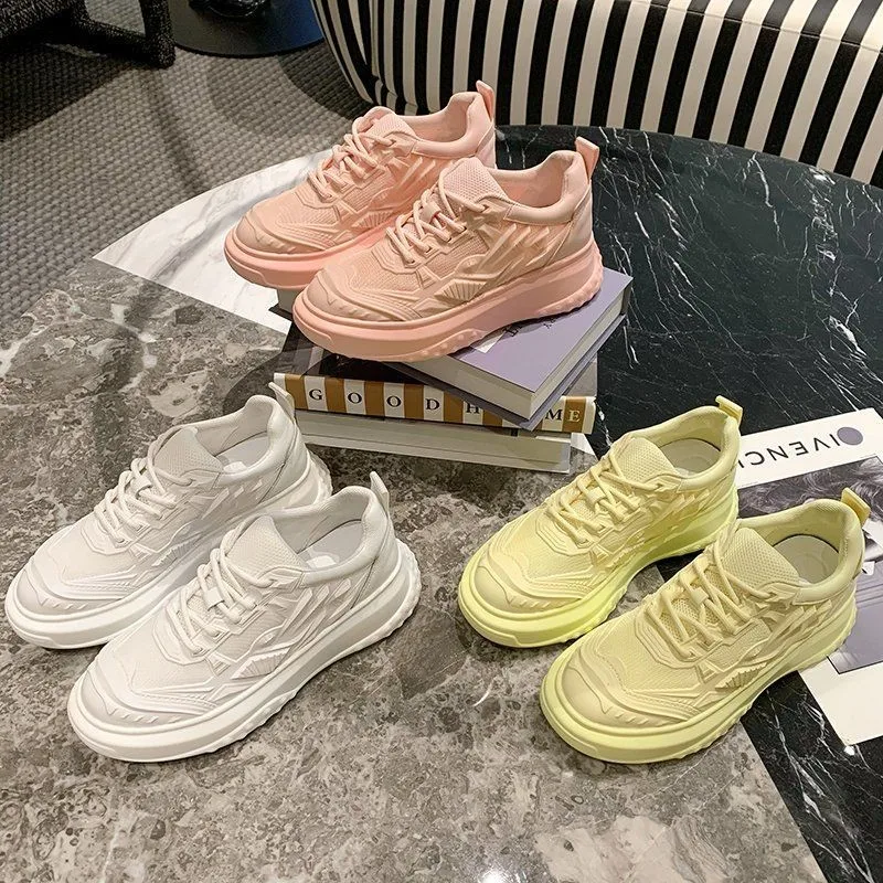 

Women's Sports Shoes Fashion Women's Sneakers 2021Chunky Sneakers 2021Women Casual Shoes Thick Shoes Comfortable