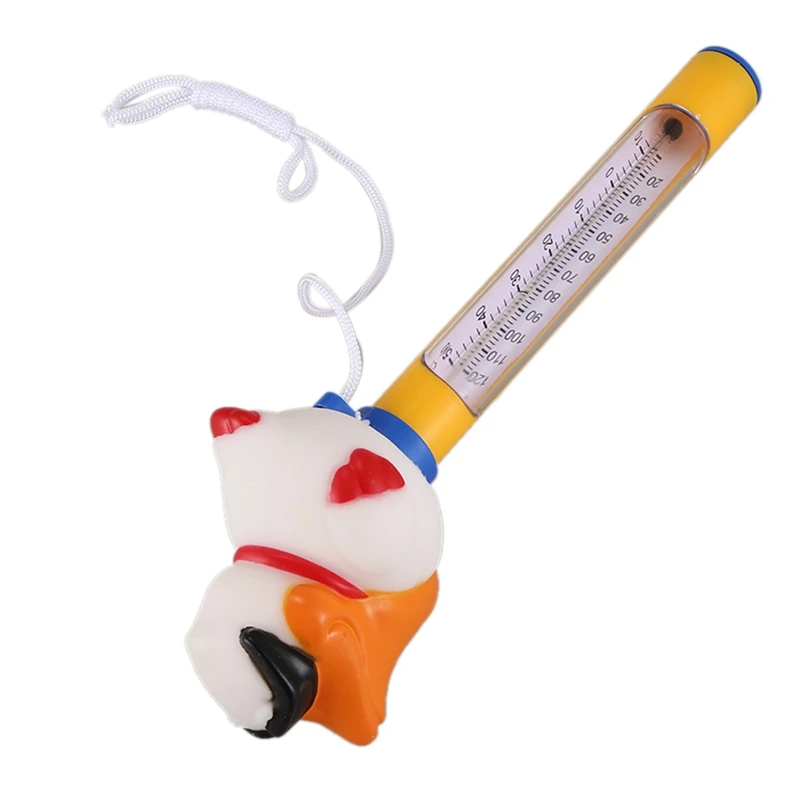 Мультяшный термометр для бассейна плавающий плавательного открытый ванной воды