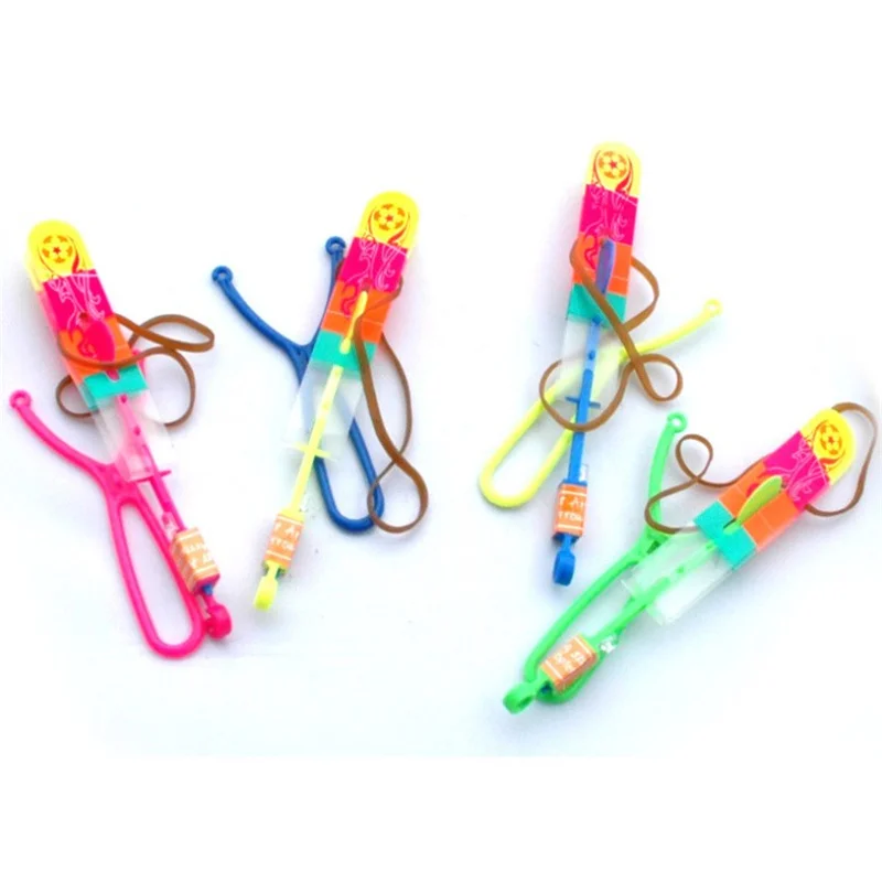 25 шт./лот светодиодная стрела летающие игрушки уличные забавные виды спорта для